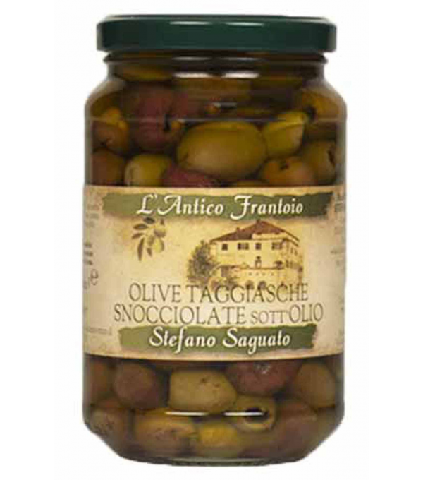 OLIVE TAGGIASCHE HUILE OLIVE DENOYAUTEE SAGUATO au prix de gros - cash-alimentaire.com
