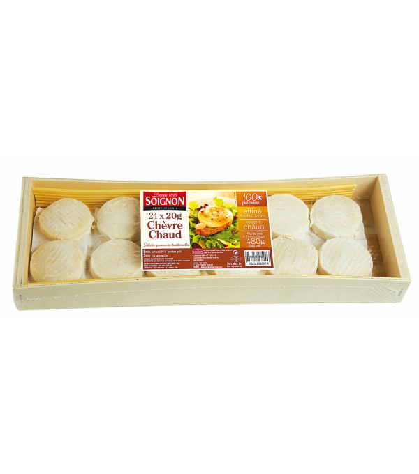 CHEVRE CHAUD PALET AFFINE SOIGNON - prix grossiste - cash-alimentaire.com
