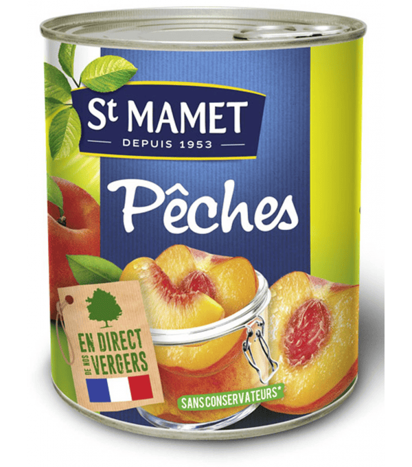 PECHE PAVIE MEDITERRANEE AU SIROP BOITE TIR UP 4/4 PECHE PAVIE MEDITERRANEE AU SIROP BOITE TIR UP 4/4