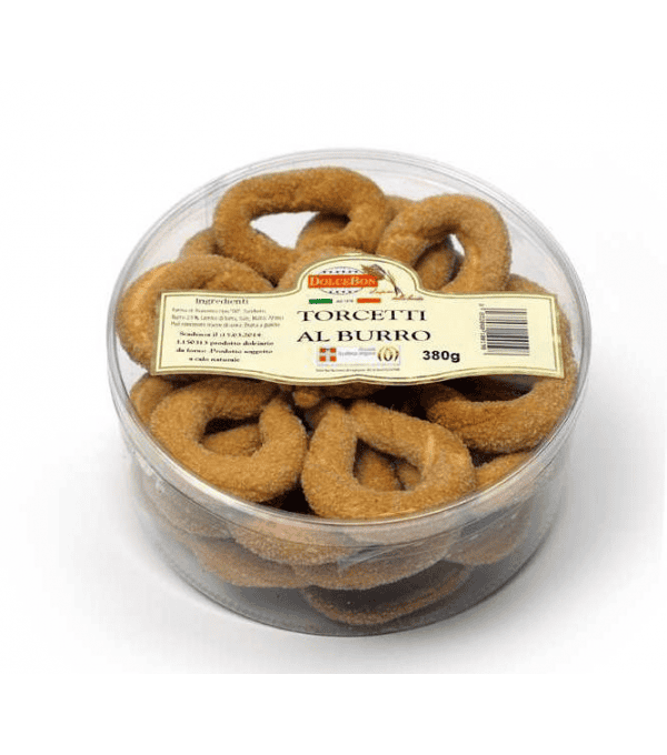 TORCETTI AU BEURRE BOITE 380GR TORCETTI AU BEURRE BOITE 380GR