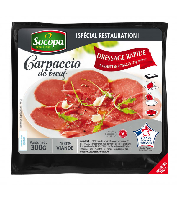 CARPACCIO DE BOEUF SOCOPA produits de gros - cash-alimentaire.com
