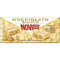 CHOCOLAT BLANC NOISETTES PIEMONT NOVI au prix de gros - cash-alimentaire.com