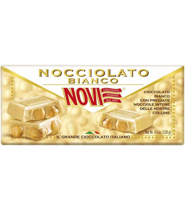 CHOCOLAT BLANC NOISETTES PIEMONT NOVI au prix de gros - cash-alimentaire.com
