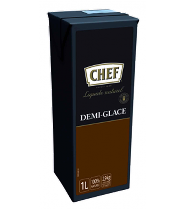 Achat en ligne de SAUCE DEMI GLACE NATUREL LIQUIDE CHEF - cash-alimentaire.com
