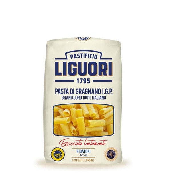 Achat en ligne de RIGATONI DE GRAGNANO IGP LIGUORI - cash-alimentaire.com
