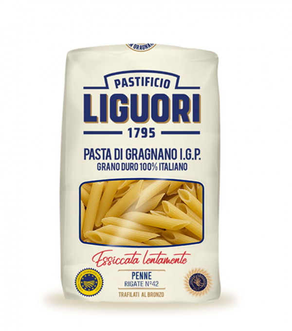 Achat en ligne de PENNE REGATE GRAGNANO IGP LIGUORI - cash-alimentaire.com
