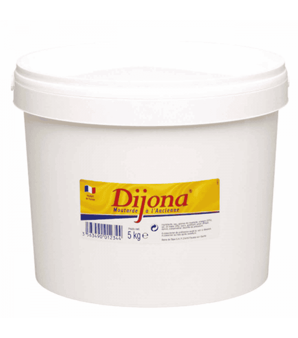 MOUTARDE A L ANCIENNE GRAIN SEAU 5KG MOUTARDE A L ANCIENNE GRAIN SEAU 5KG