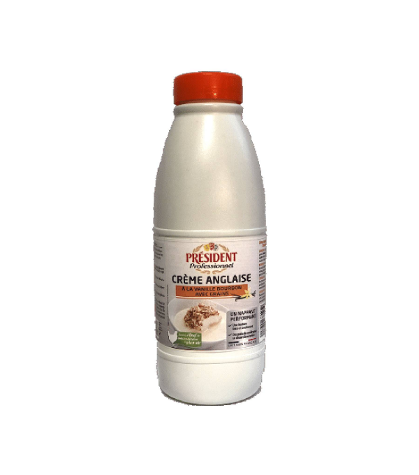 Fournisseur alimentaire de CREME ANGLAISE VANILLE BOURBON PRESIDENT - cash-alimentaire.com
