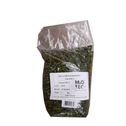 Pistaches vertes émondées Iran Midi Sec 1kg – pistache pâtisserie premium