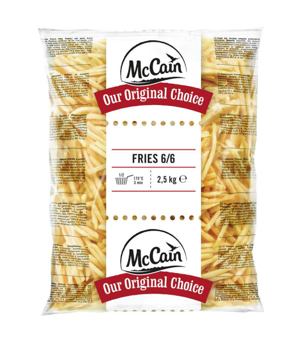 FRITE DE POMME DE TERRE 6/6 MAC CAIN - prix grossiste - cash-alimentaire.com
FRITE DE POMME DE TERRE 6/6 MAC CAIN - prix grossiste - cash-alimentaire.com