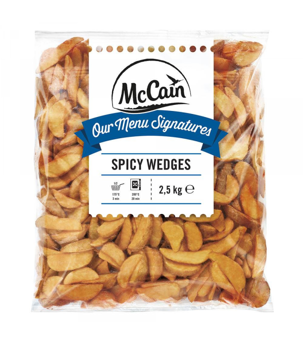 SPICY POTATOES QUARTIERS AVEC PEAU 2.5KG POMME DE TERRE EPICES LE SACHET SPICY POTATOES QUARTIERS AVEC PEAU 2.5KG POMME DE TERRE EPICES LE SACHET