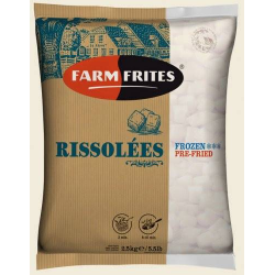 POMME DE TERRE RISSOLEE FARM FRITES - prix grossiste - cash-alimentaire.com
