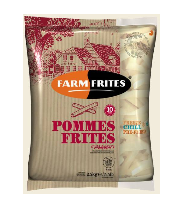 FRITE POMME DE TERRE 10/10 FARM FRITES - prix grossiste - cash-alimentaire.com
