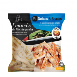 EMINCE FILET POULET ROTI HALAL DELICES & SNACKS - prix grossiste - cash-alimentaire.com
