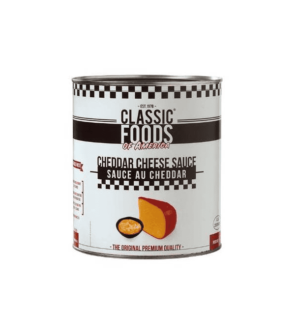SAUCE CHEDDAR CHEESE BOITE 3/1 3KG SAUCE CHEDDAR CHEESE BOITE 3/1 3KG