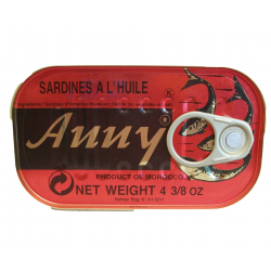 Destockage SARDINE A L'HUILE ANNY - cash-alimentaire.com
