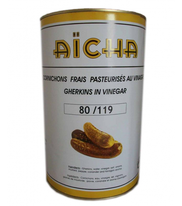 Vente en gros CORNICHON AU VINAIGRE AICHA - cash-alimentaire.com
