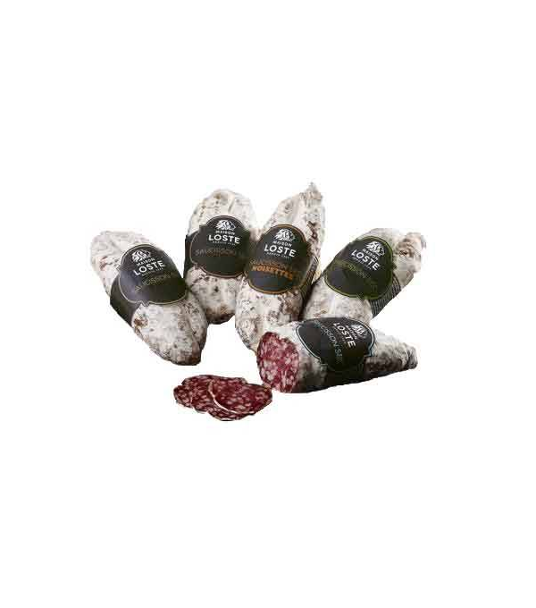 Fournisseur alimentaire de SAUCISSON SEC NOISETTES MAISON LOSTE - cash-alimentaire.com
