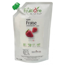 Distributeur alimentaire de PUREE DE FRAISE FRAIS POCHE - cash-alimentaire.com
