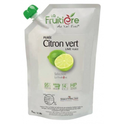 Distributeur alimentaire de PUREE DE CITRON VERT FRAIS LA FRUITIERE - cash-alimentaire.com
