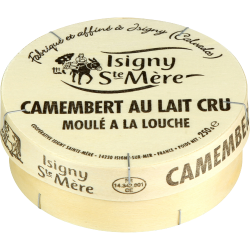 CAMEMBERT MOULE A LA LOUCHE AU LAIT CRU ISIGNY - prix grossiste - cash-alimentaire.com
