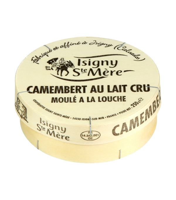 CAMEMBERT MOULE A LA LOUCHE AU LAIT CRU ISIGNY - prix grossiste - cash-alimentaire.com
