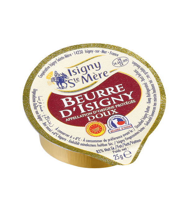 Le Beurre moulé doux d'Isigny - AOP - mon-marché.fr