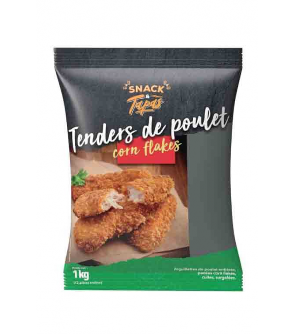 TENDER FILET POULET CUIT PANE NATURE 1KG SNACK TAPAS au prix de gros - cash-alimentaire.com
