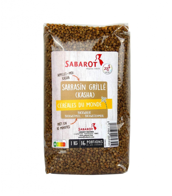 KASHA SARRASIN GRILLE SABAROT - prix grossiste - cash-alimentaire.com
KASHA SARRASIN GRILLE SABAROT - prix grossiste - cash-alimentaire.com