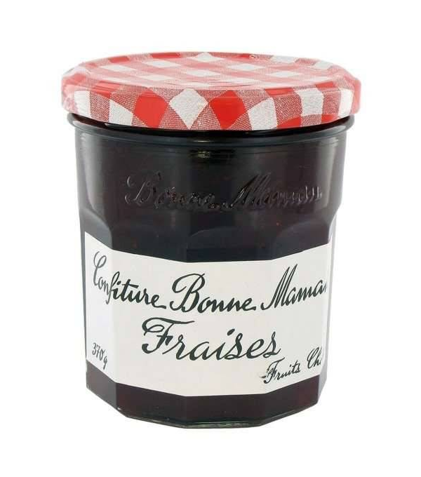 CONFITURE FRAISE BOCAL VERRE 370GRS