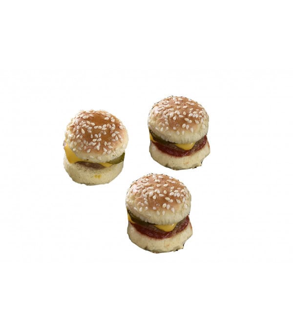 MINI BURGER BOEUF CHEDDAR CLASSIC FOOD à prix grossiste sur cash-alimentaire.com